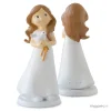 Figura para tartas para Comunión de niña con paloma