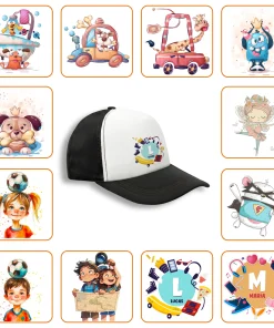 Gorra Bicolor personalizada con diseño elegido