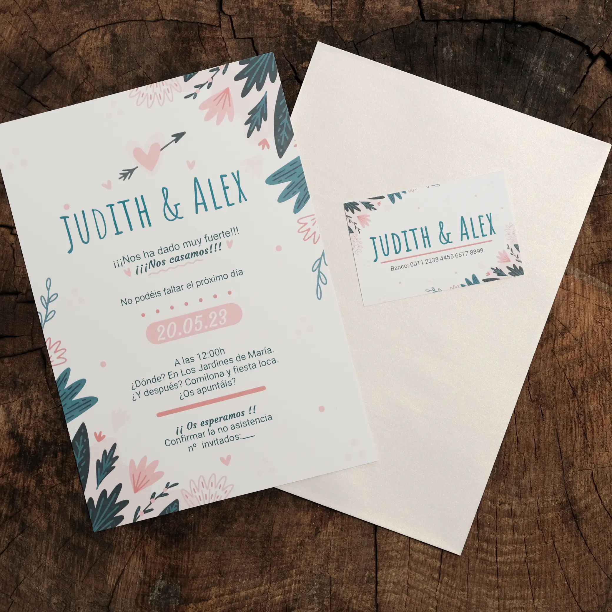 Invitación de Boda 083