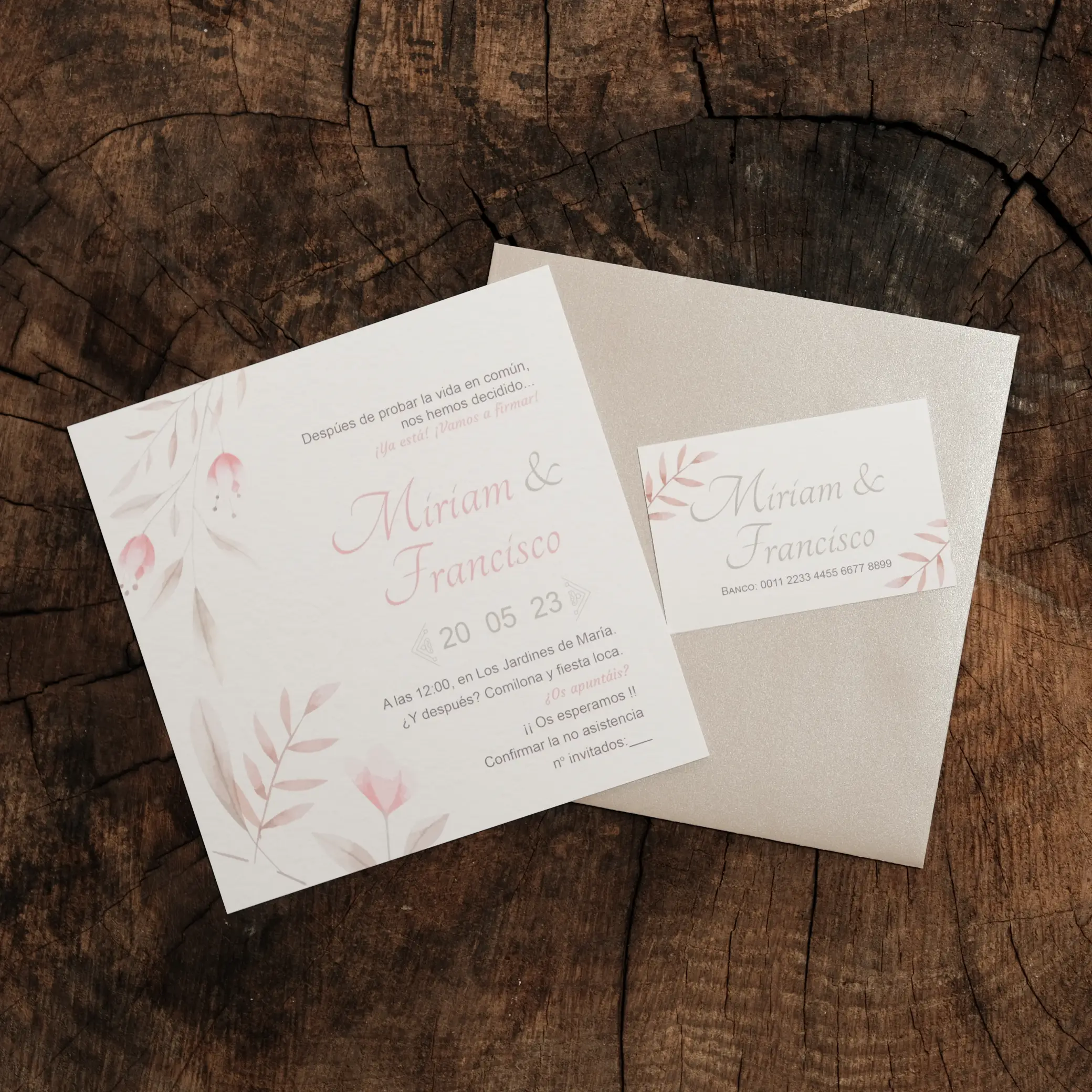 Invitación de Boda 089