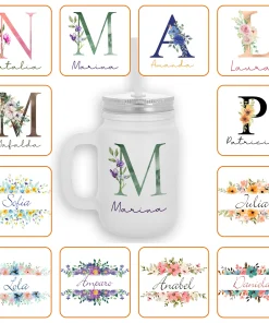 Jarra Pajita Personalizado con diseño elegido