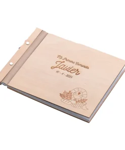 Libro de Firmas Madera Comunión Marfil