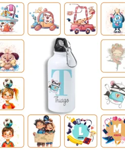 Botella 400 ml personalizada con diseño elegido