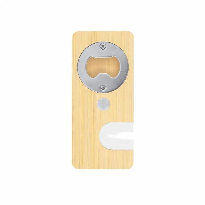 Abridor Botellas Afilador Madera Bamboo - Imagen 2