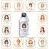 Botella de Aluminio 400ml Personalizada Niña Comunión