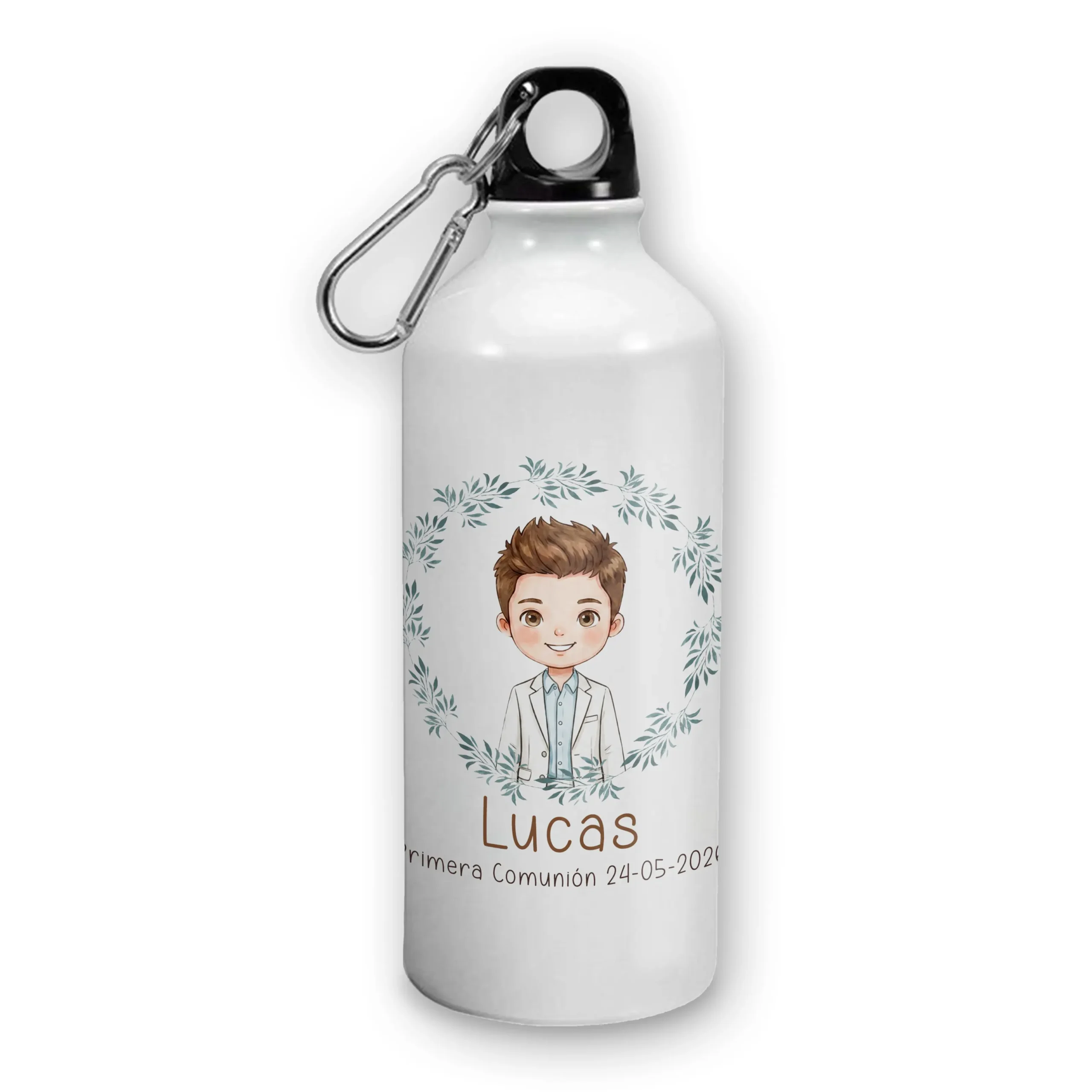 Botella de Aluminio 600 ml Niño Comunión - Imagen 2