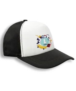 Alternative view of Gorra Bicolor personalizada con diseño elegido