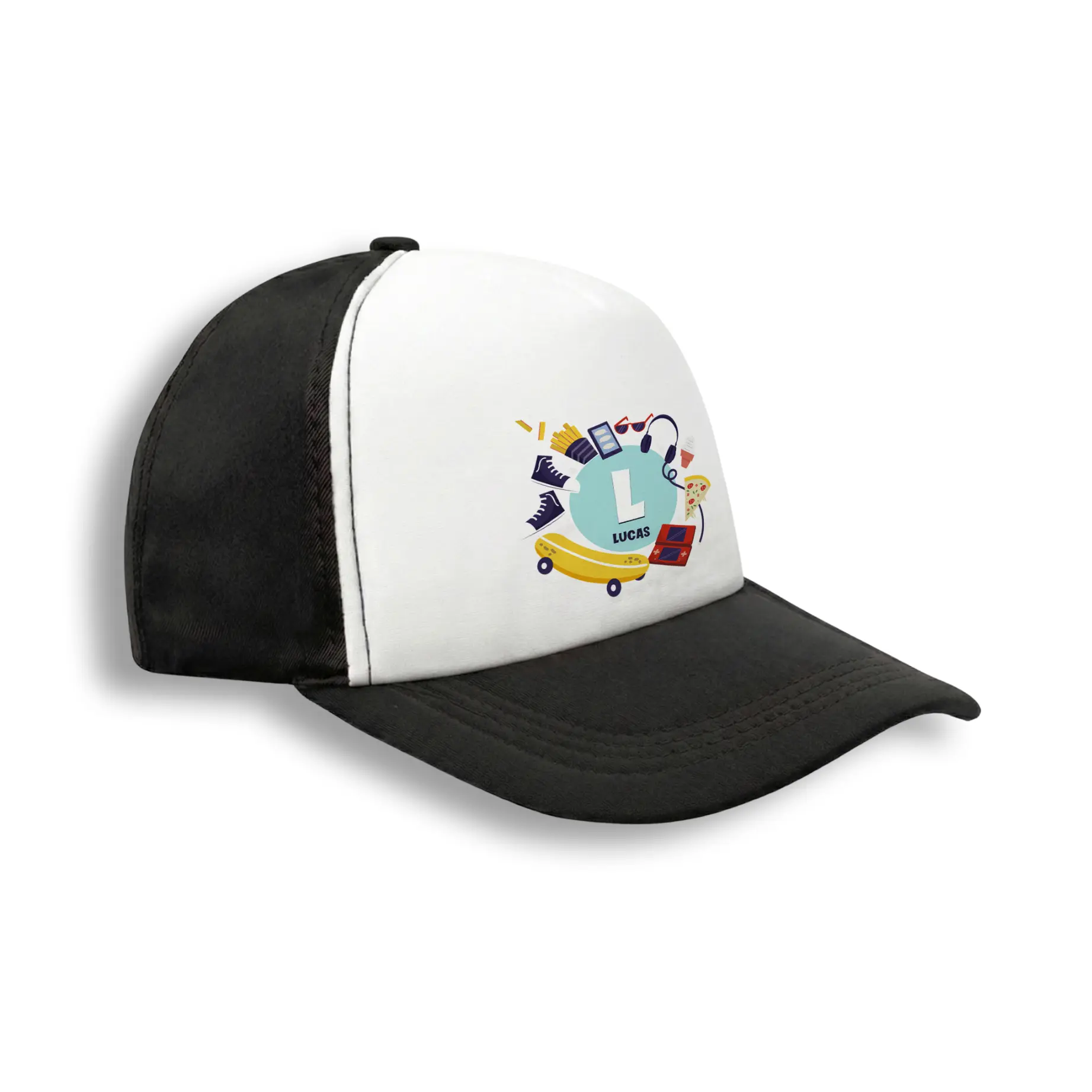 Gorra Bicolor personalizada con diseño elegido - Imagen 2