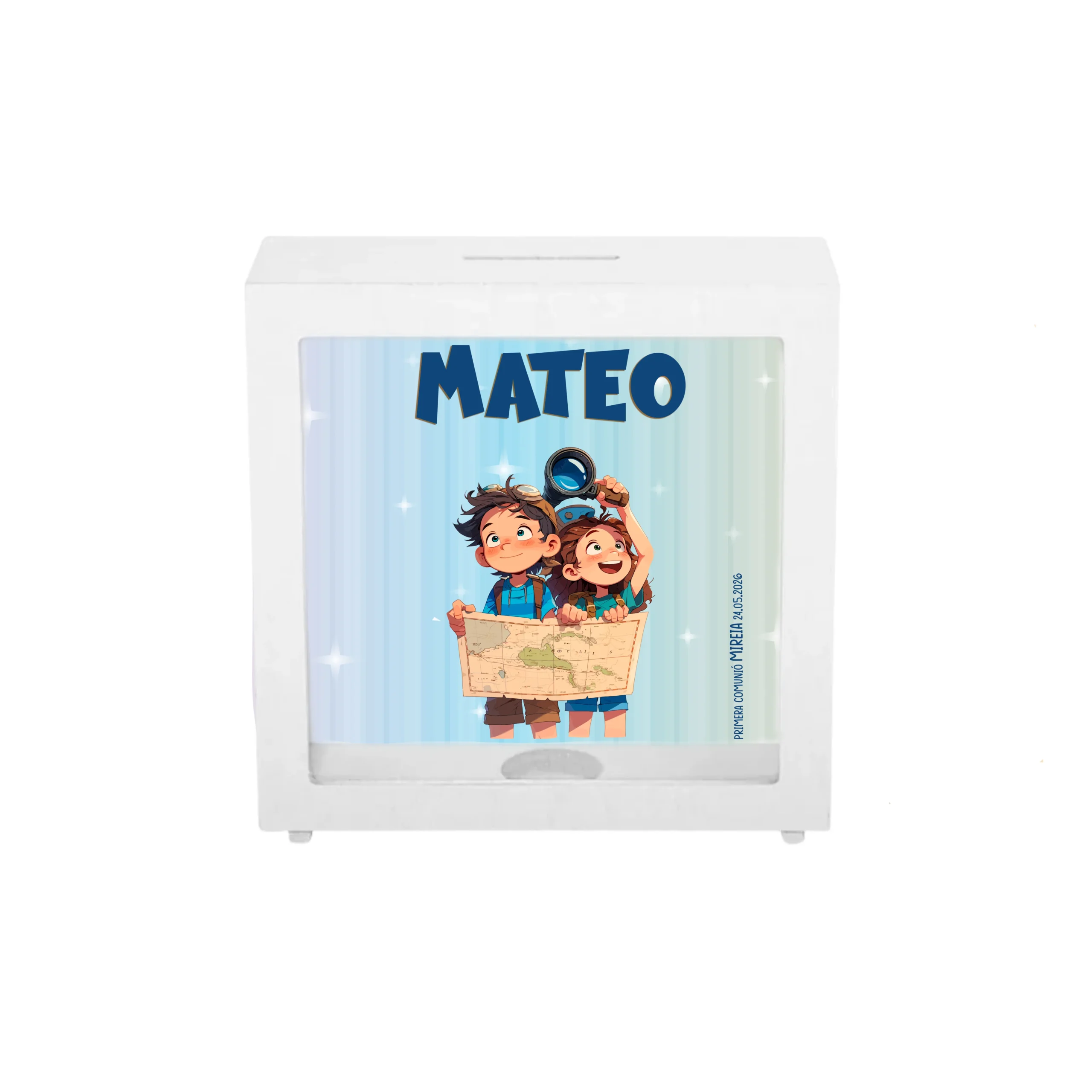 Hucha personalizada con diseño elegido - Imagen 2