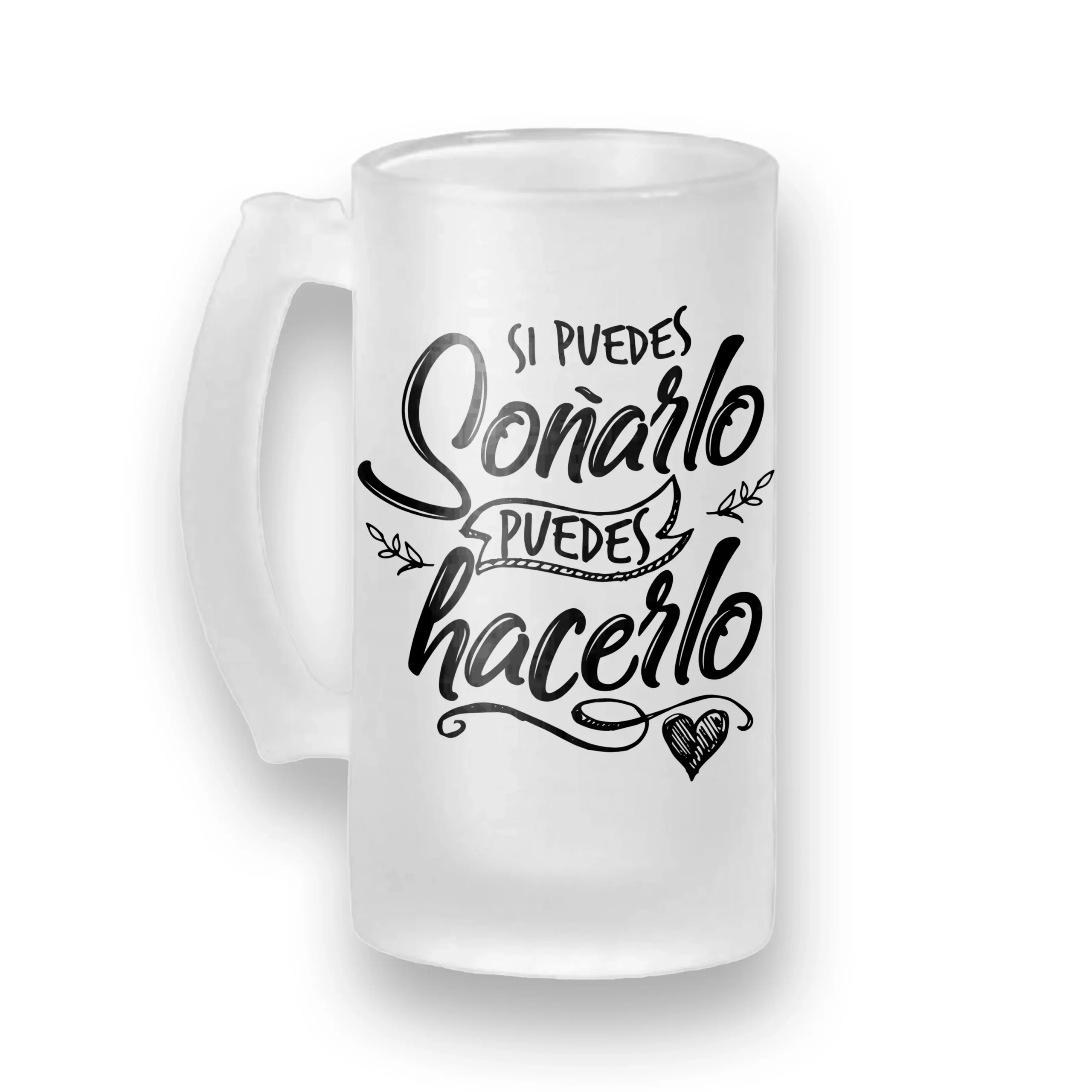 Jarra de Cerveza de Cristal Esmerilado - Imagen 4