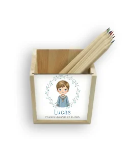 Alternative view of Lapicero de Madera Personalizado Niño Comunión