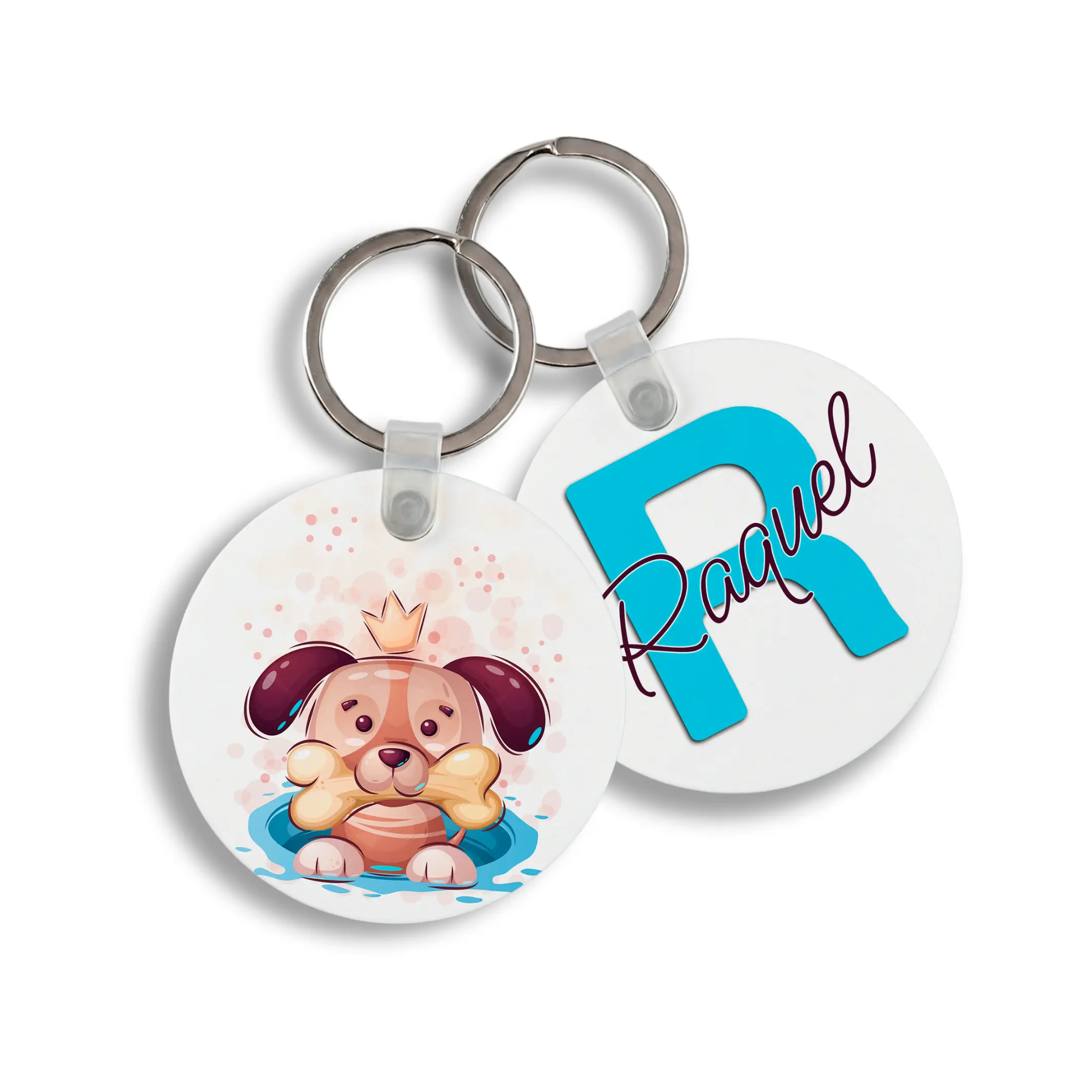 Llavero Metal Redondo personalizado con diseño elegido - Imagen 2