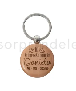 Llavero Madera Comunión Personalizado