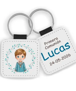 Alternative view of Llavero Polipiel Personalizado Niño Comunión