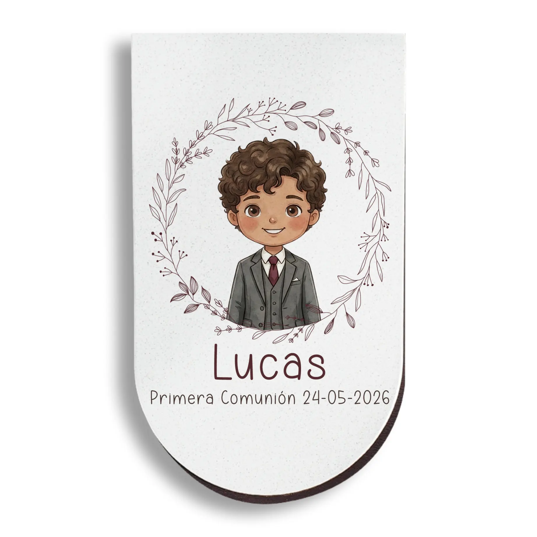 Marcapáginas Magnético Personalizado Niño Comunión - Imagen 2