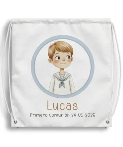 Alternative view of Mochila Poliéster Personalizada Niño Comunión