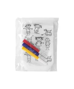 Alternative view of Par Calcetines Dibujos Niños para Colorear