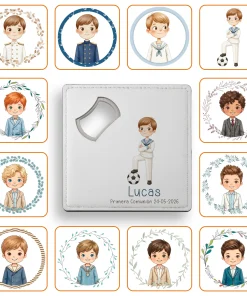 Posavasos Abridor Personalizado Niño Comunión