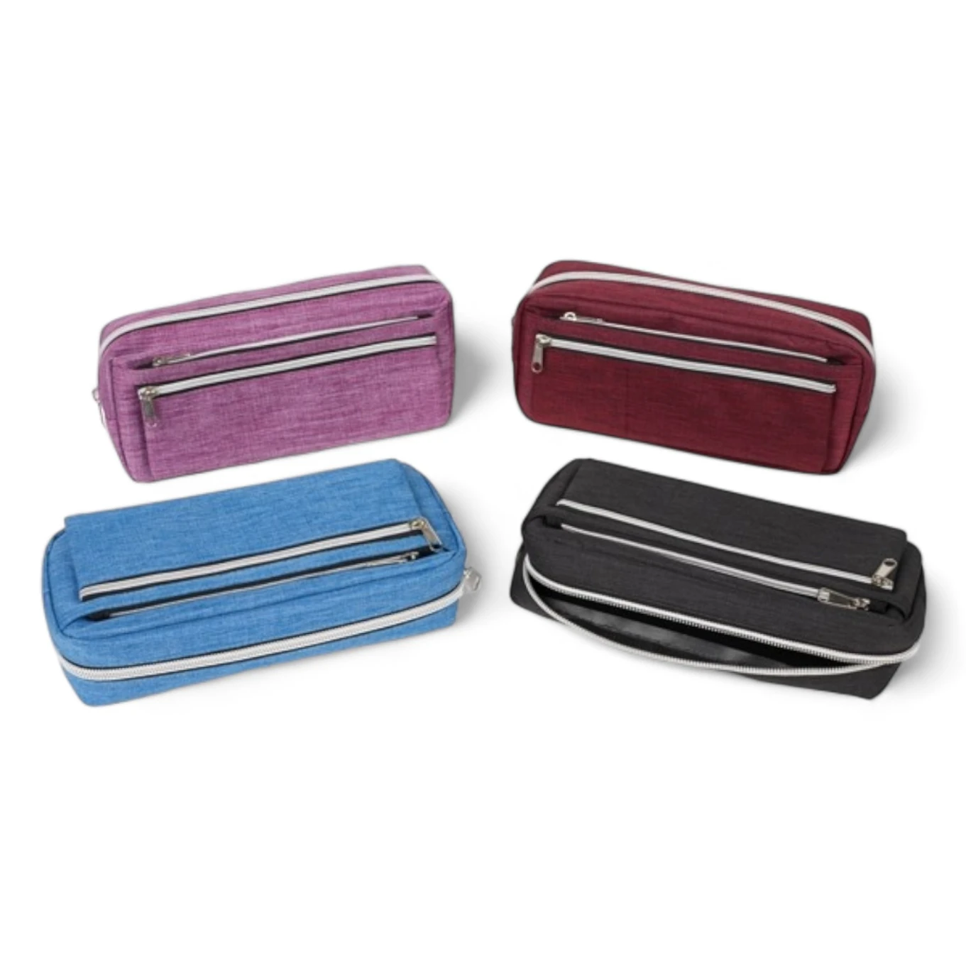 Estuche 3 Cremalleras