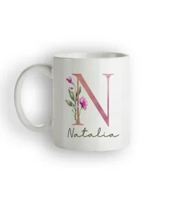 Alternative view of Taza blanca Personalizada con diseño elegido