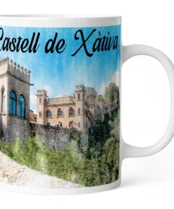 Taza Acuarela Castillo de Xàtiva