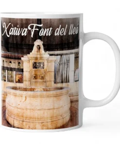 Taza Acuarela Xàtiva Font del Lleó