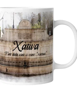 Taza Acuarela Font dels 25 Xorros