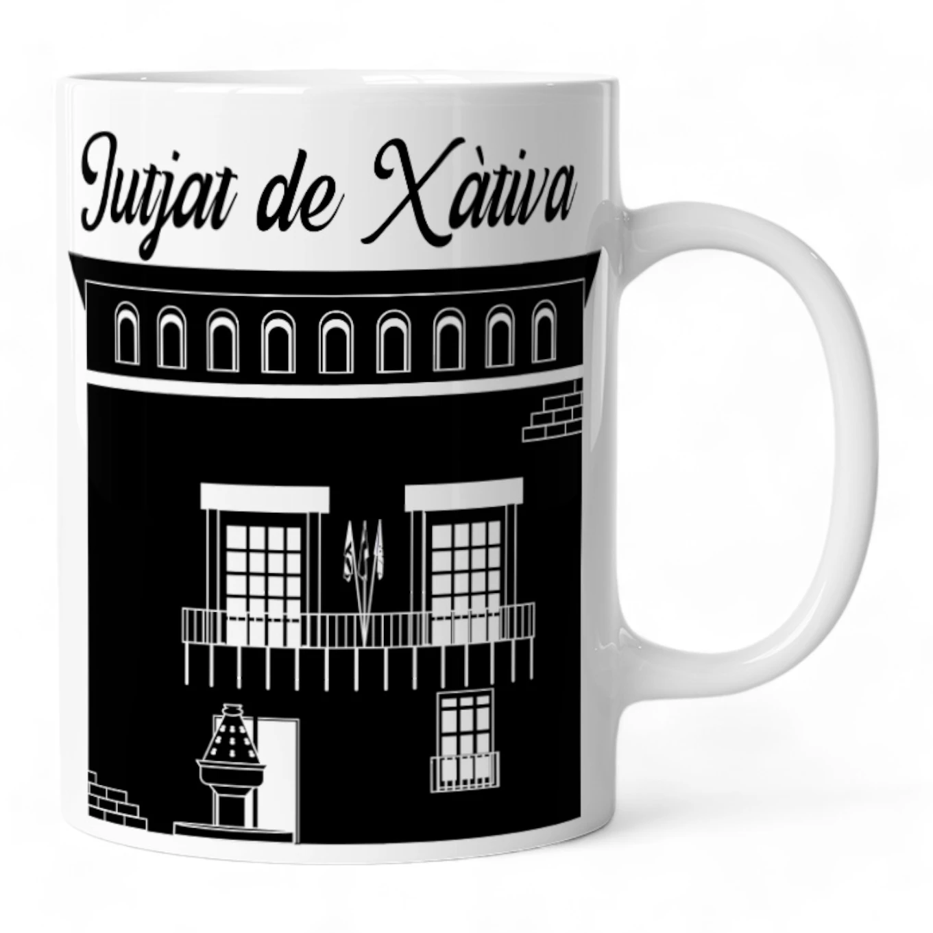Taza Silueta Xàtiva Jutjat